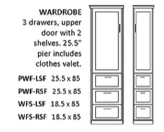 Wardrobe cabinets