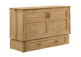 Poppy Cabinet Bed Harvest Brown Finish