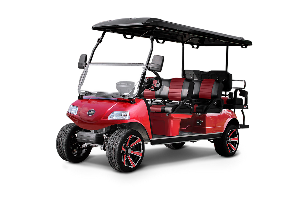 Red Classic 4 Plus golf cart