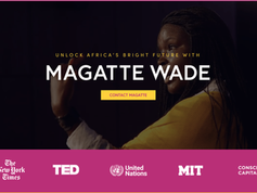 Magatte Wade Inspirational Website