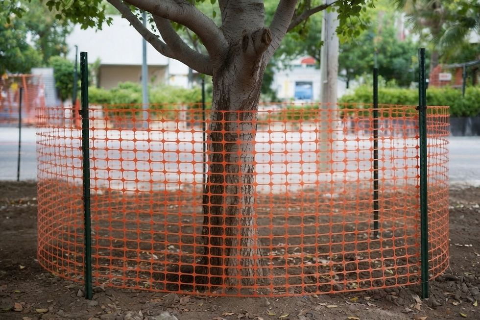 Orange Safety Fence
