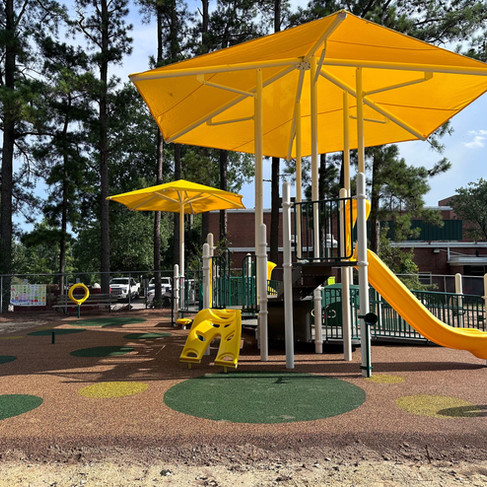 Playground Installation at EK Powe Elementary School job site