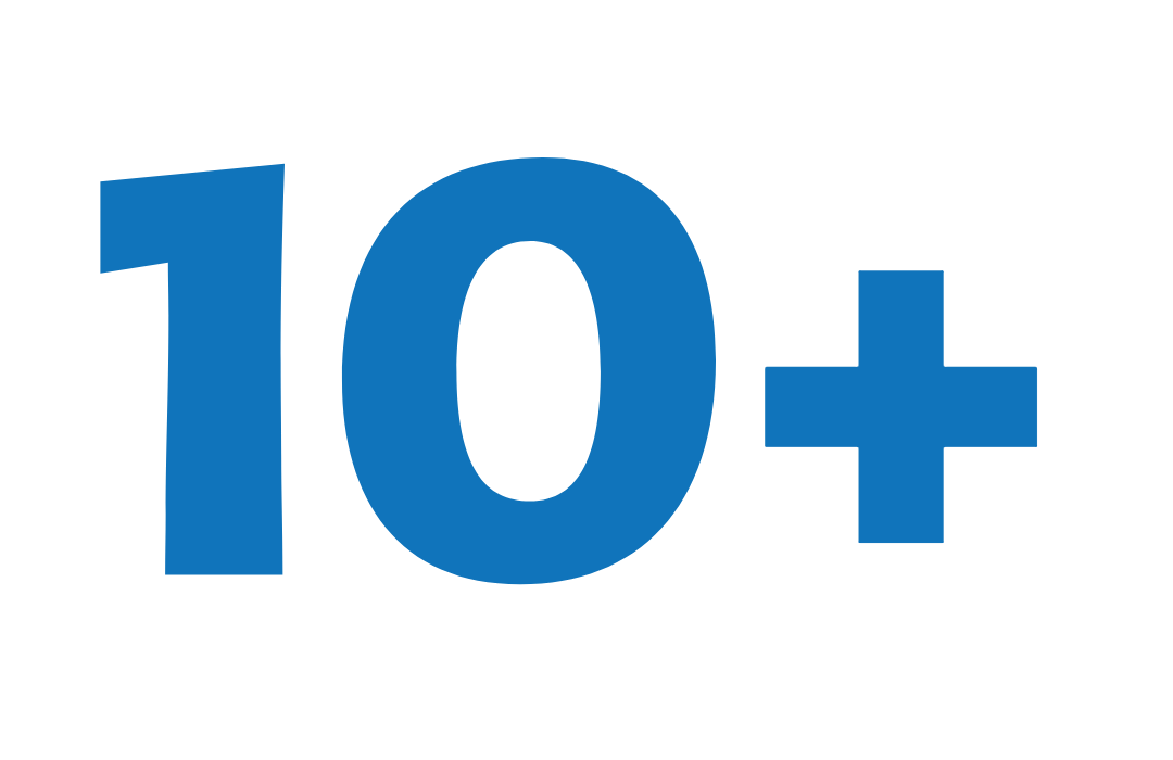 10+