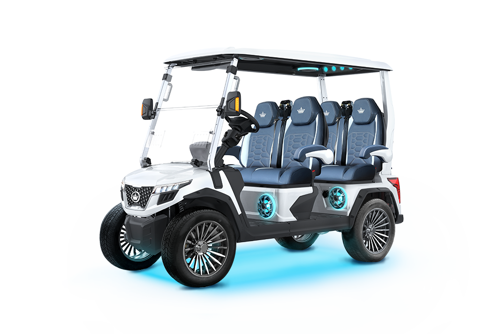 White D5 Maverick 4 with blue seats