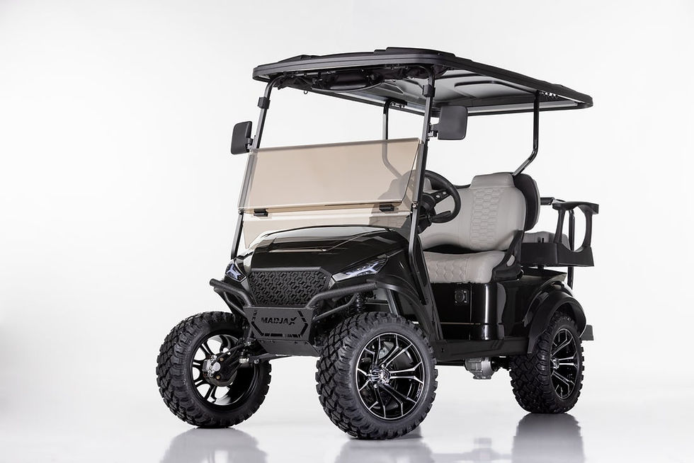Thumbnail: Black D5 Maverick 4 golf cart
