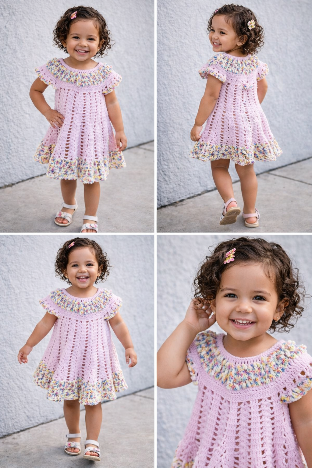 Pink Knitted Dress
