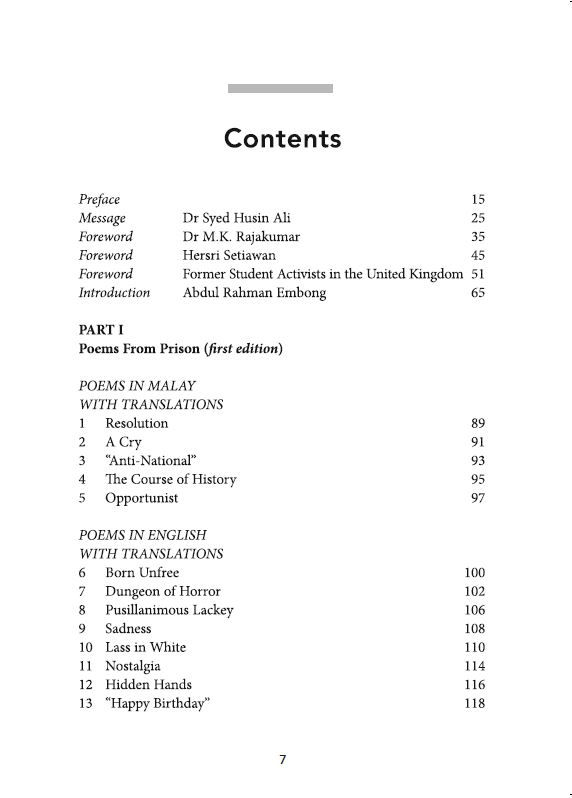 Thumbnail: puisi dari penjara / poems from prison