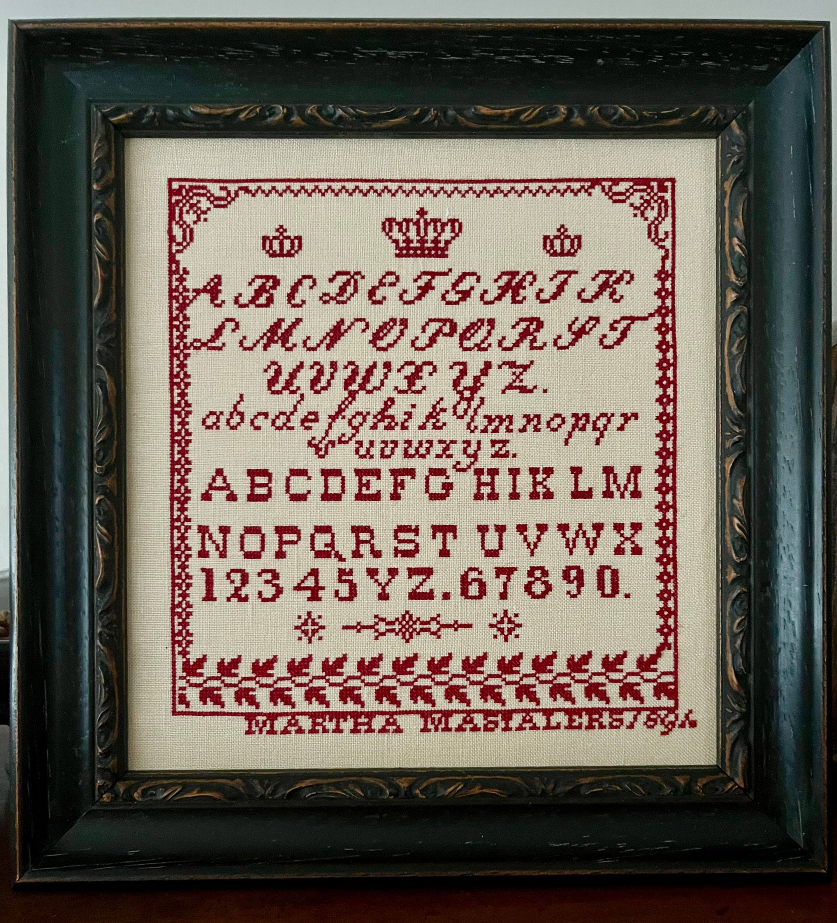 Martha Masialers 1891 "A Spanish Red" #0223