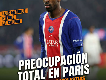 Preocupación total en París: Dembélé sufre molestias antes de la final de Champions.