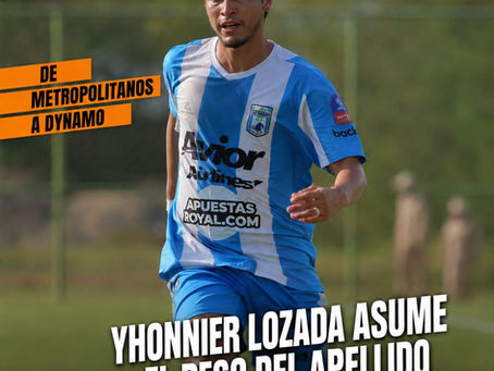 Yhonnier Lozada asume el peso del apellido Lucena en el fútbol venezolano.
