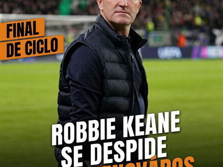 Robbie Keane se despide del Ferencváros con una emotiva carta tras 16 meses de éxitos.