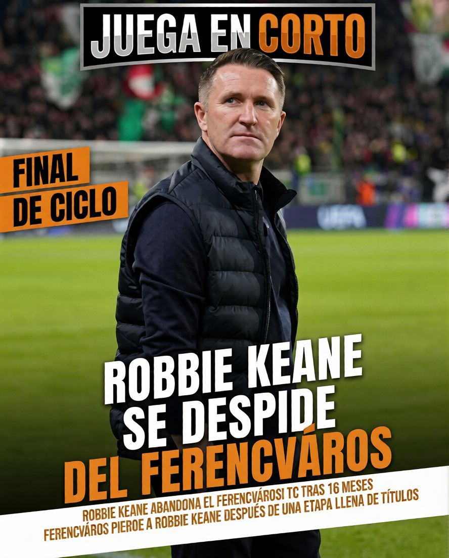 Robbie Keane se despide del Ferencváros con una emotiva carta tras 16 meses de éxitos.