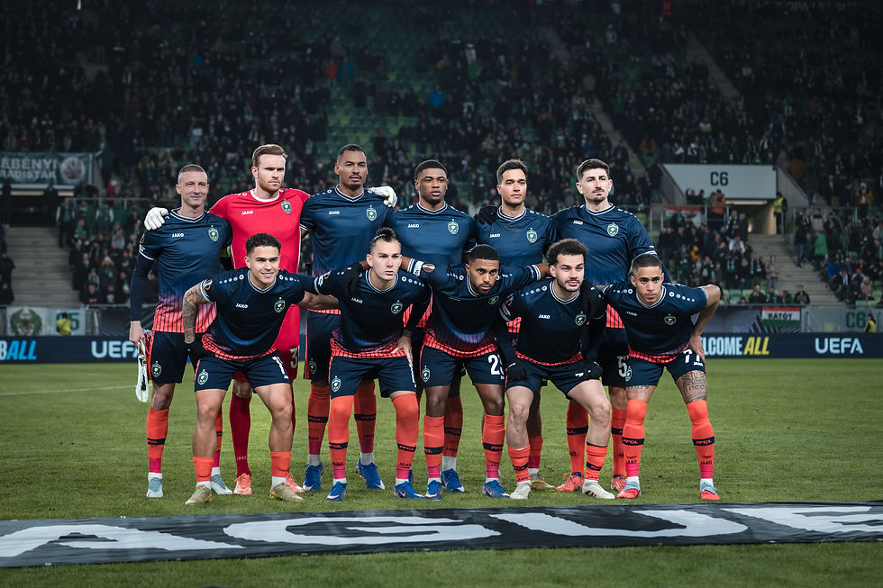 Alineación titular del Ludogorets para enfrentar al Ferencváros TC. Foto: Javier Zambrano.
