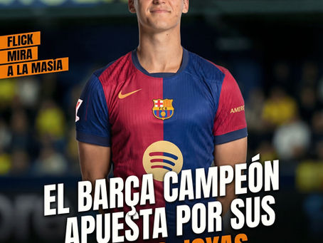 Flick mira a La Masía: el Barça campeón apuesta por sus nuevas joyas