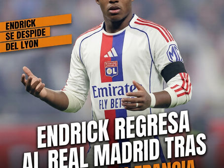 Endrick regresa al Real Madrid tras renacer en Francia: “Un león no puede quedarse quieto”.