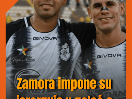 Zamora impone su jerarquía y goleó a Trujillanos en Valera (0-3).