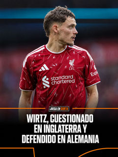 Wirtz, cuestionado en Inglaterra y defendido en Alemania.