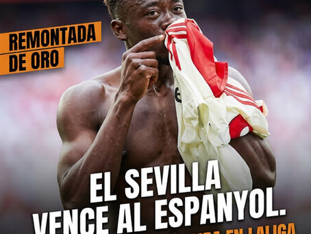 Remontada de oro: el Sevilla vence al Espanyol en el descuento y respira en LaLiga.