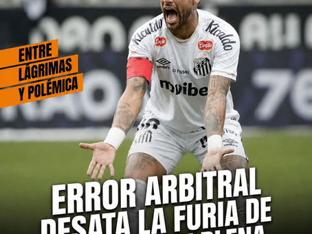 Neymar rompe en llanto antes del Mundial y vive una noche caótica con Santos.