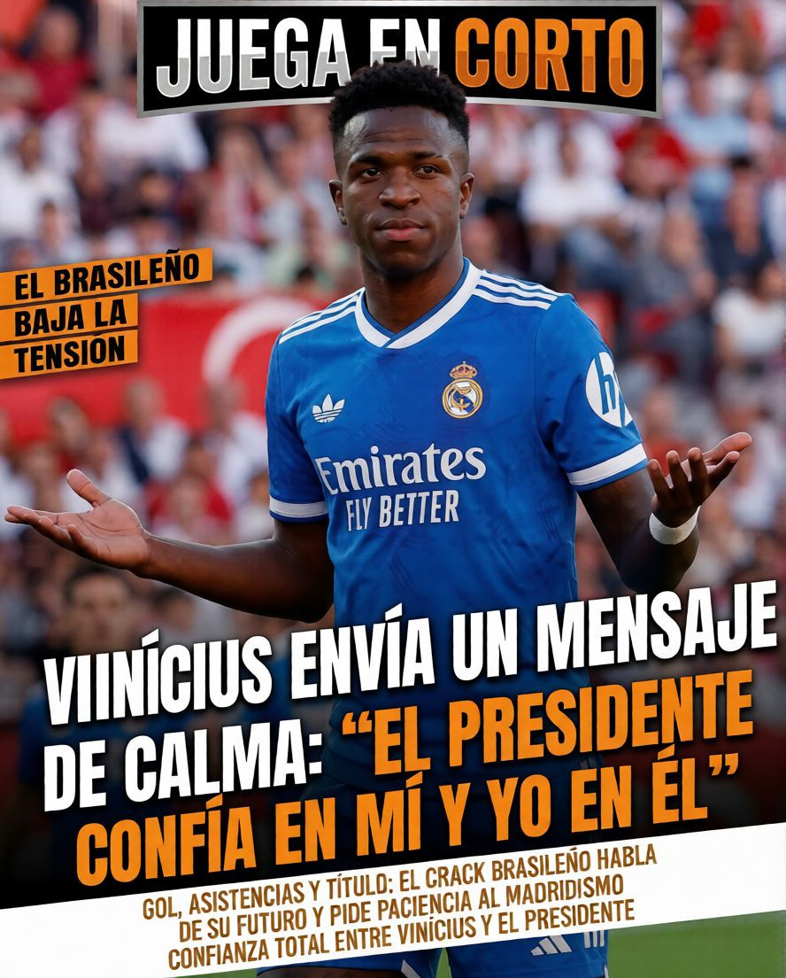 Vinícius envía un mensaje de calma: “El presidente confía en mí y yo en él”.