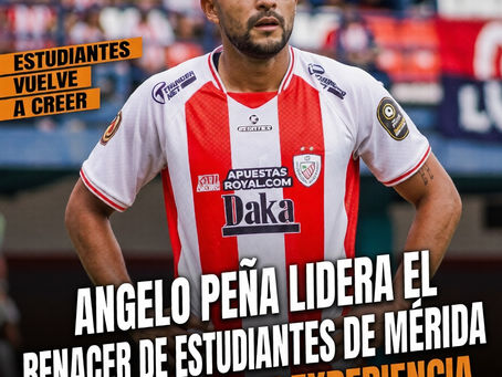 Angelo Peña lidera el renacer de Estudiantes de Mérida con identidad y experiencia.