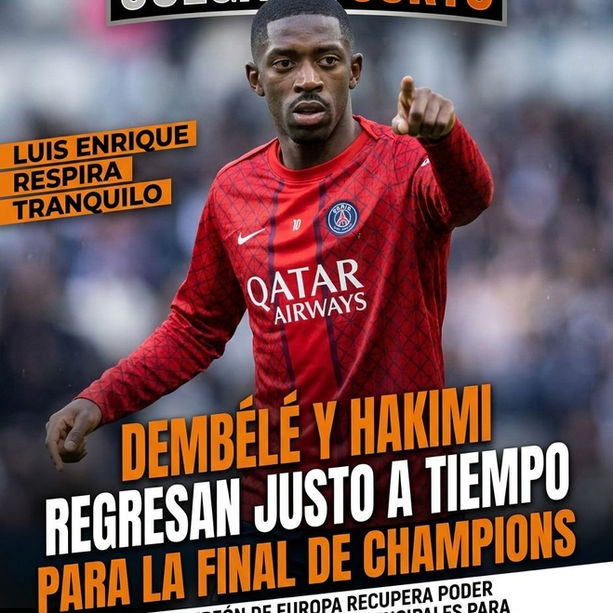 Dembélé y Hakimi regresan justo a tiempo para la final de Champions.