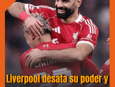 Liverpool desata su poder y golea al Galatasaray para meterse en cuartos.
