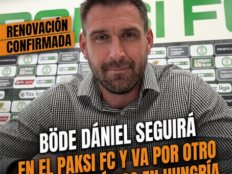 Böde Dániel seguirá en el Paksi FC y va por otro récord histórico en Hungría.