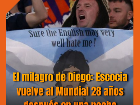 El milagro de Diego: Escocia vuelve al Mundial 28 años después en una noche inolvidable.