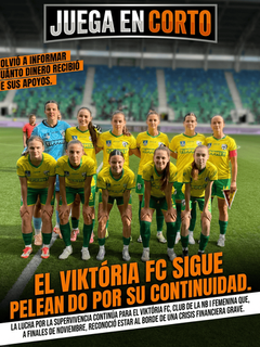 El Viktória FC sigue peleando por su continuidad y actualiza el respaldo económico recibido.