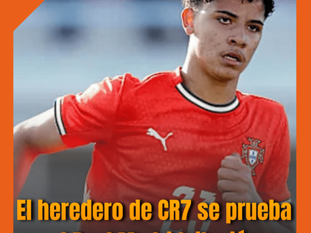 El heredero de CR7 se prueba en el Real Madrid: ilusión en Valdebebas.