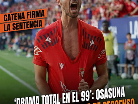 Drama total en el 99’: Osasuna hunde al Sevilla en zona de descenso.
