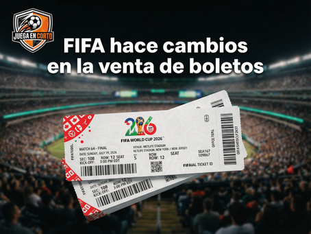 Tras la polémica, la FIFA rectifica su estrategia de entradas para el Mundial 2026.