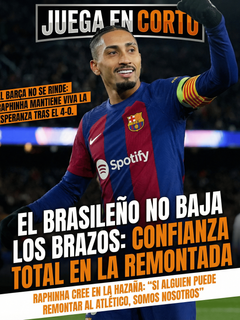 El brasileño no baja los brazos: confianza total en la remontada