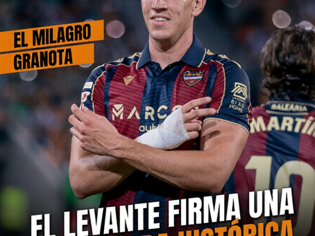 El Levante firma una remontada histórica y asegura su permanencia en Primera División.