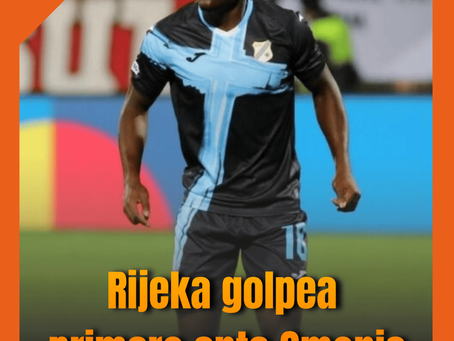 Rijeka golpea primero ante Omonia y queda a un paso de los octavos en Conference League.