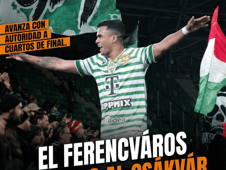 El Ferencváros aplasta 4-0 al Csákvár y avanza con autoridad a cuartos de final.