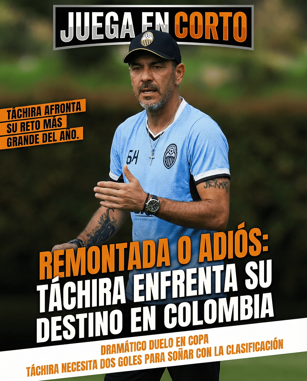 Remontada o adiós: Táchira enfrenta su destino en Colombia