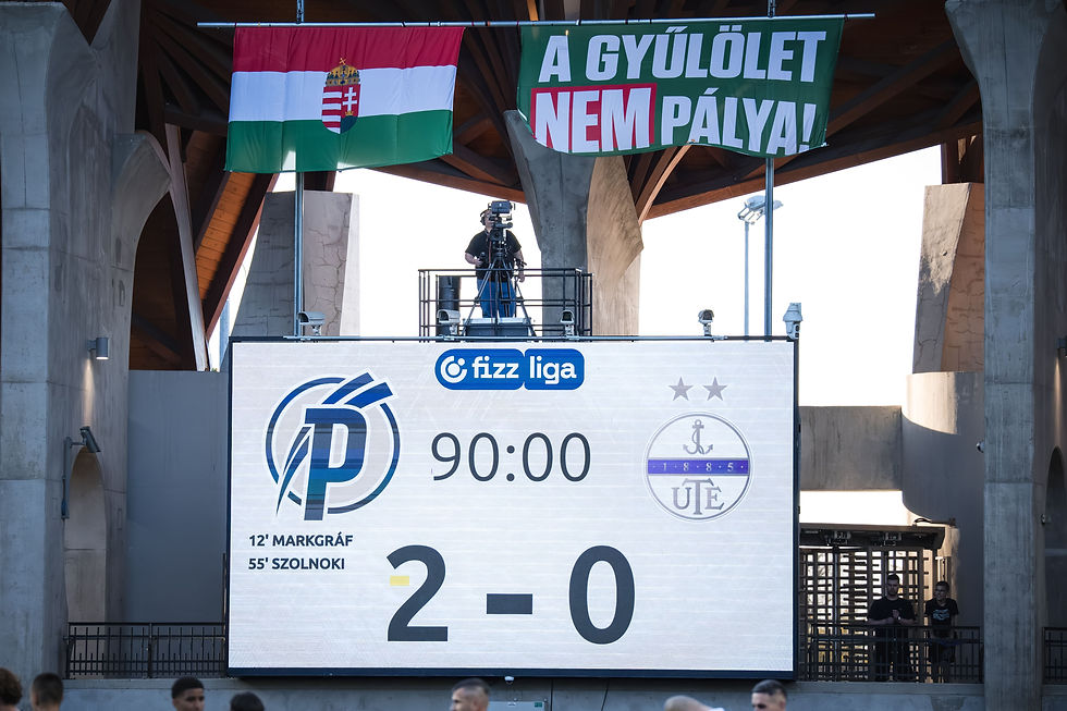 Resultado final: Puskás Akadémia 2 - 0 Újpest FC. Foto: (Javier Zambrano).