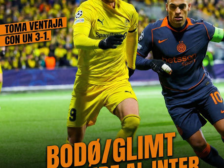 Bodø/Glimt sorprende al Inter y toma ventaja con un 3-1 en la Champions