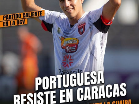 Portuguesa resiste en Caracas y arranca un empate clave ante La Guaira.
