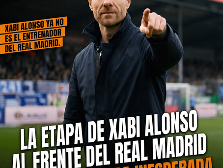 La etapa de Xabi Alonso al frente del primer equipo del Real Madrid se cerró de manera inesperada.