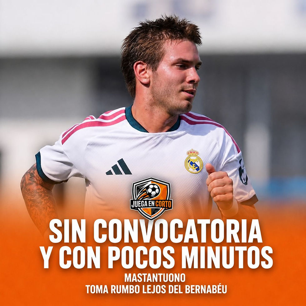 El futuro de Mastantuono toma rumbo lejos del Bernabéu.