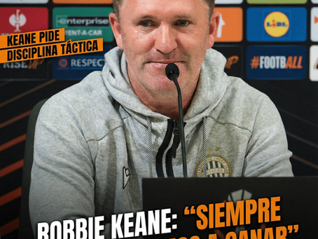 Keane advierte sobre el Braga pero asegura: “Siempre pienso que vamos a ganar”.