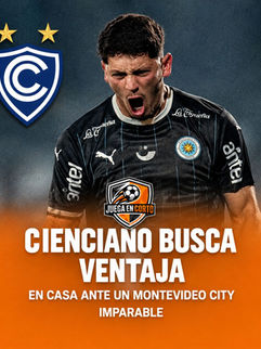 Cienciano busca ventaja en casa ante un Montevideo City imparable.