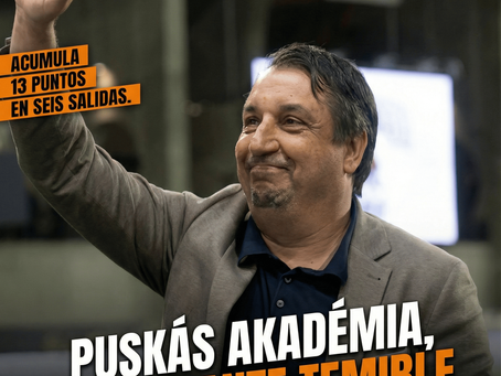 Puskás Akadémia impone su ley fuera de casa: 13 puntos en seis salidas.