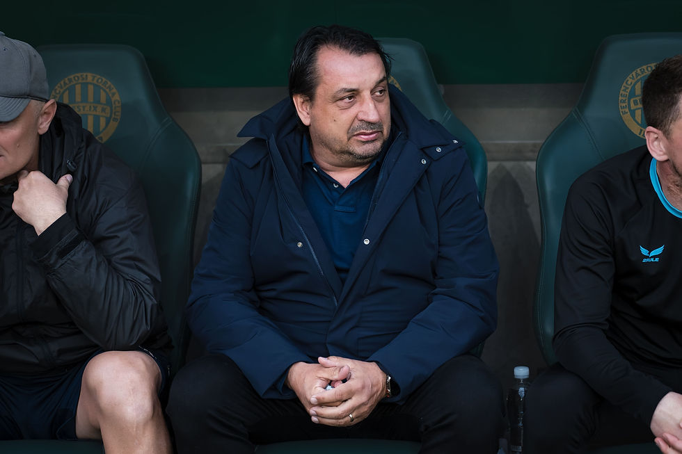 Zsolt Hornyák DT de Puskás Akadémia en el partido contra Ferencváros TC. Foto: (Javier Zambrano).
