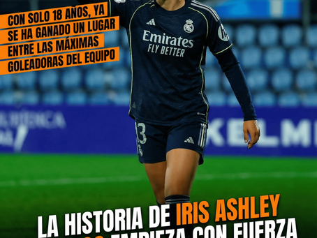 La historia de Iris Ashley Santiago empieza con fuerza en el Real Madrid femenino.