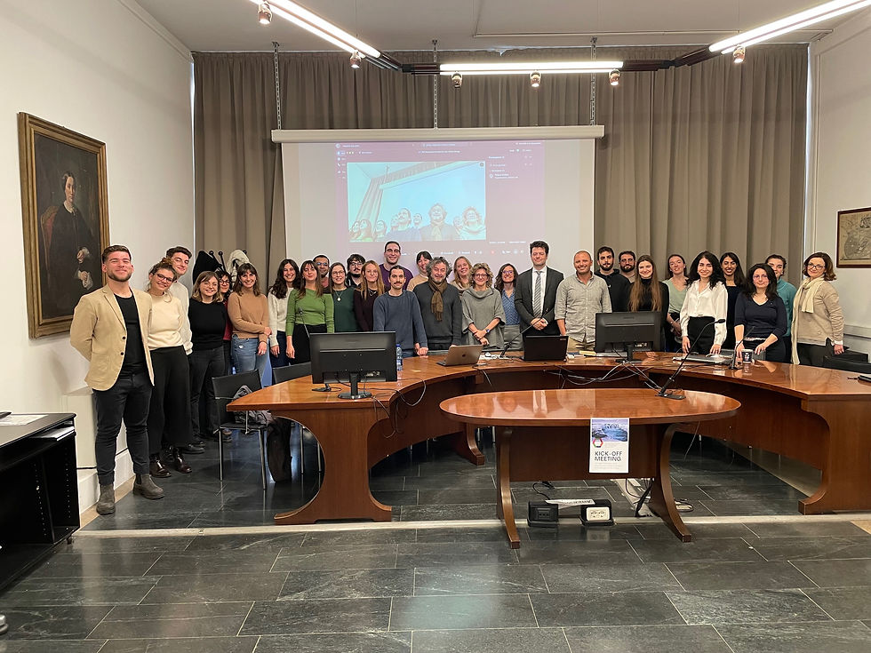 The participants to the CU4 KOM of the PhD in Sustainable Development and Climate Change - 7th March 2024