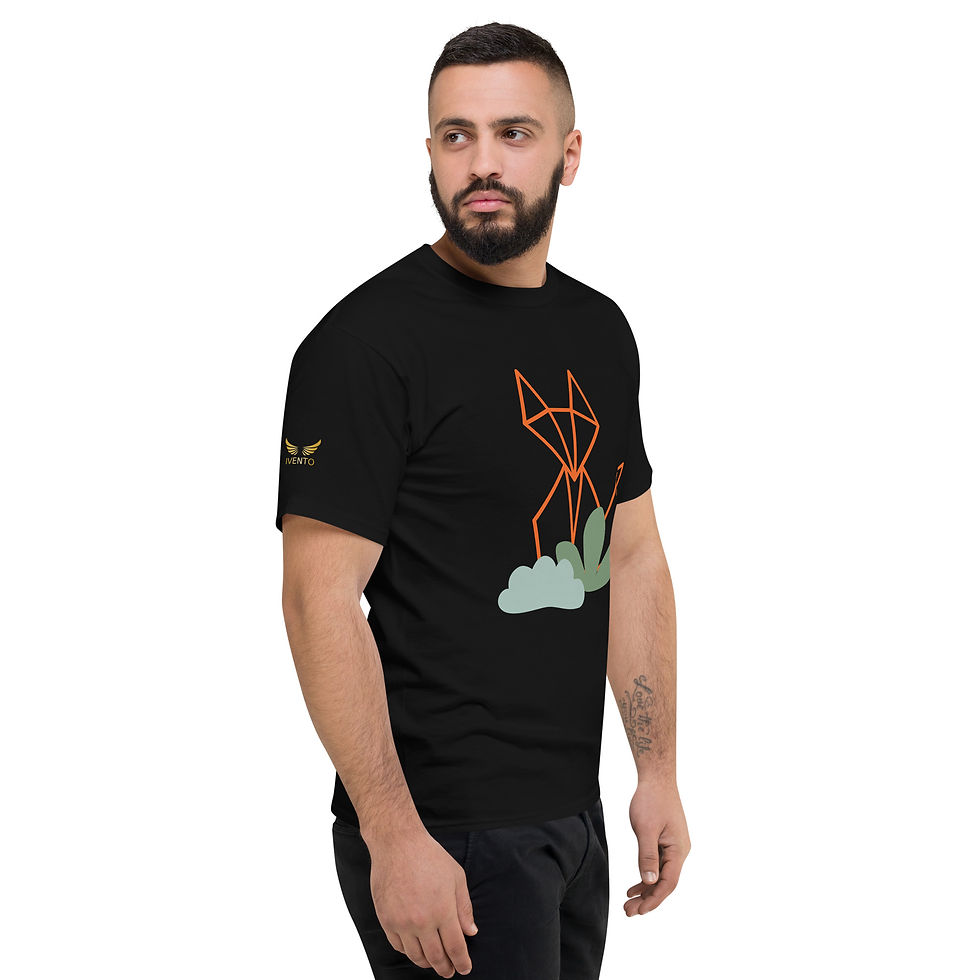 Thumbnail: Men's Champion T-Shirt - With Geometric Fox